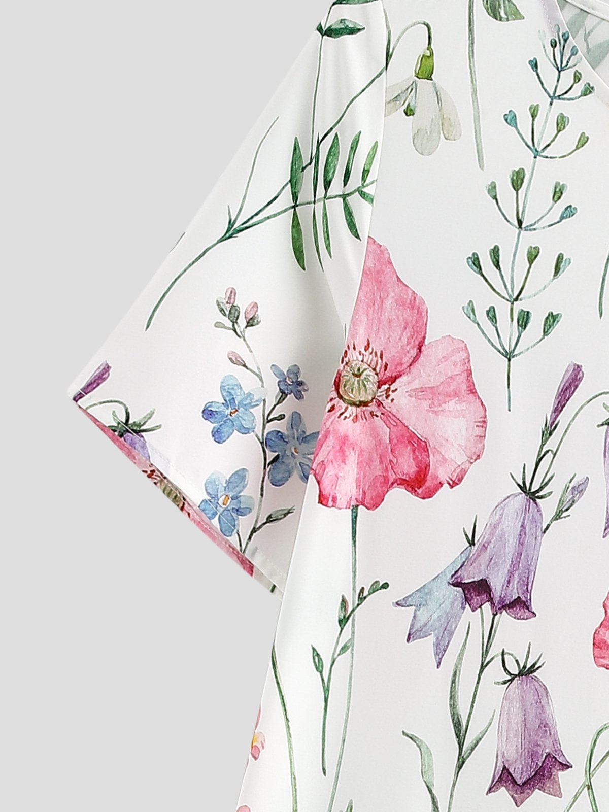 De Mujeres Botánico Floral Diseño Flojo Recurso Vestido