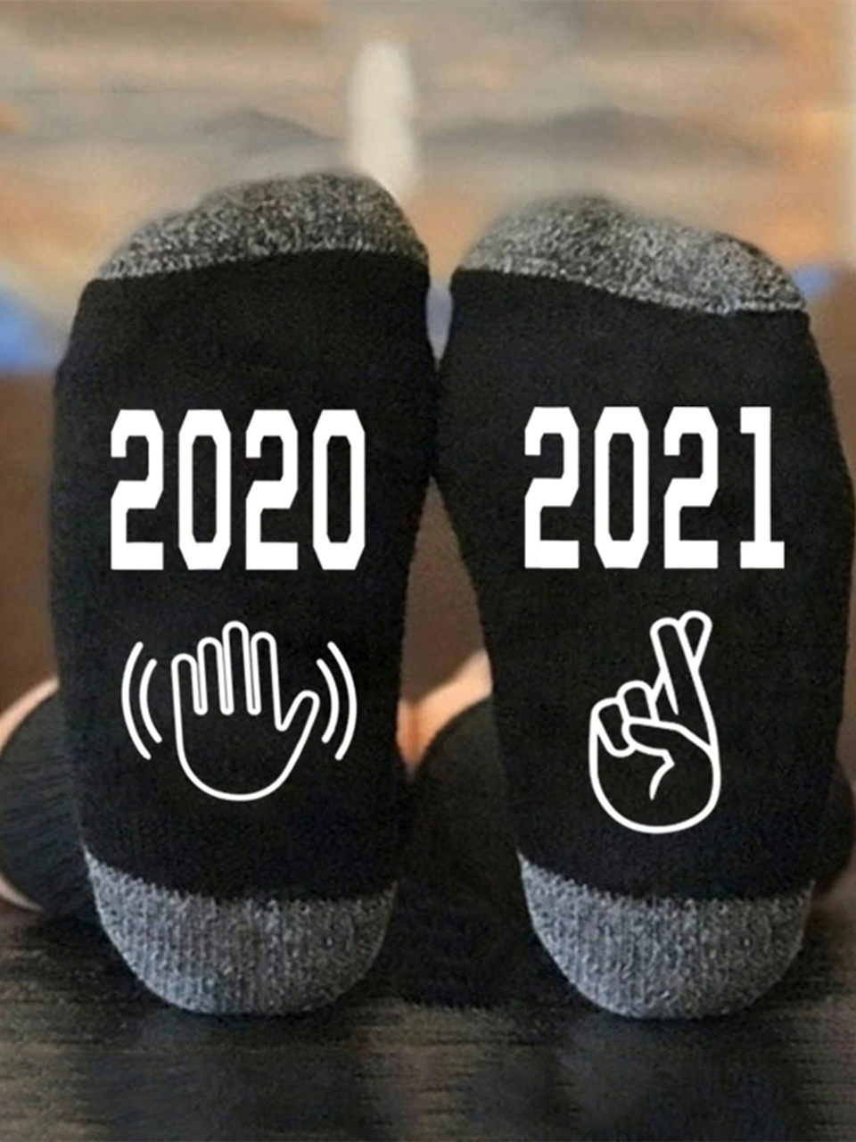 Calcetines De Deporte Adiós 2020 Deseando Suerte A 2021 Unisexo