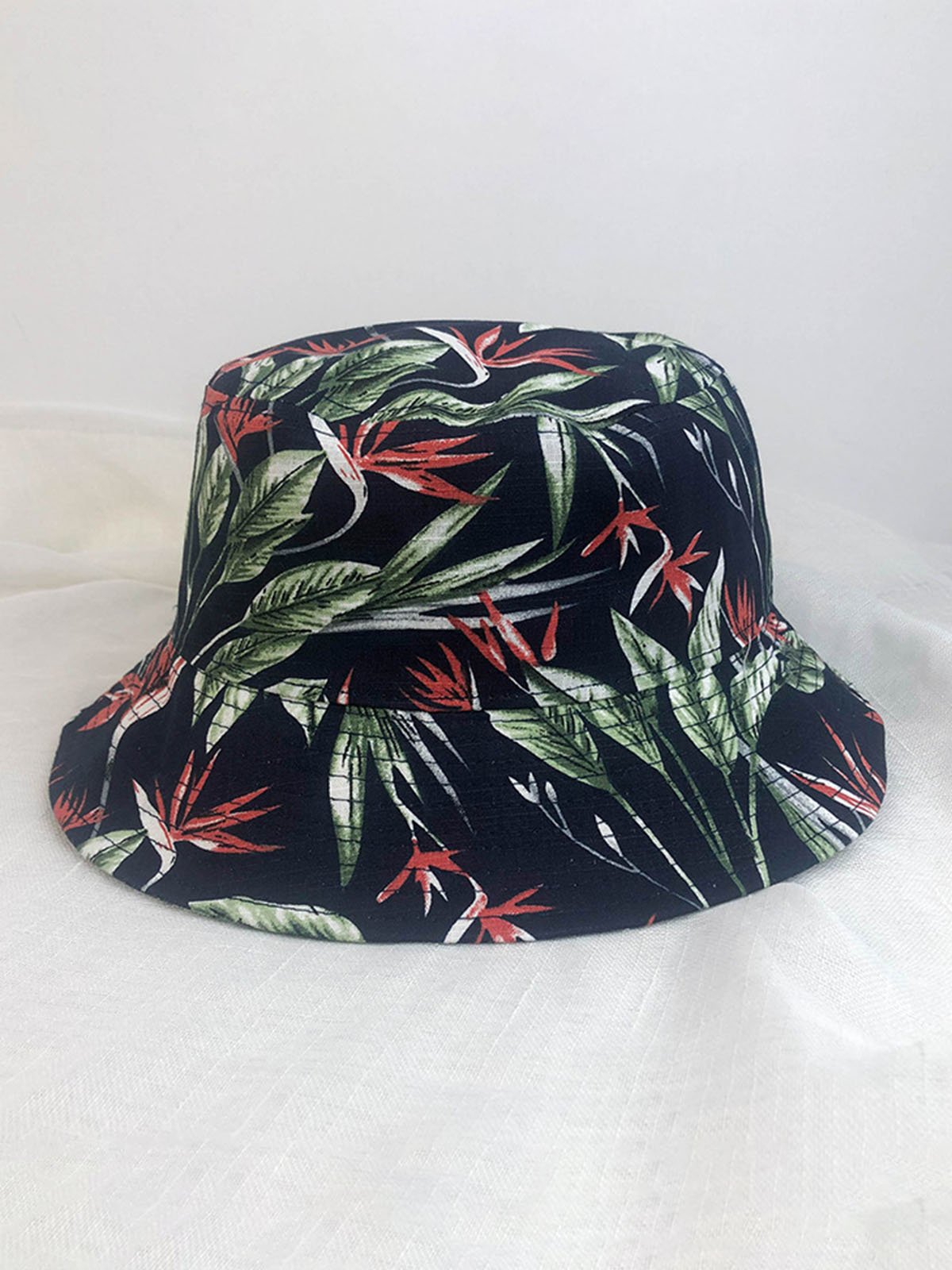 De Hombres Hawaiano Flor Cangilón Sombrero