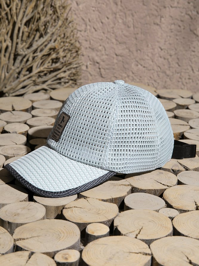 Sombrero De Hombres Respirable Malla Casual