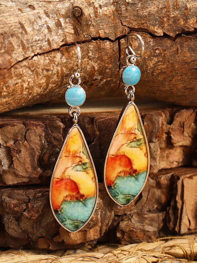 Aleación Retro Aretes