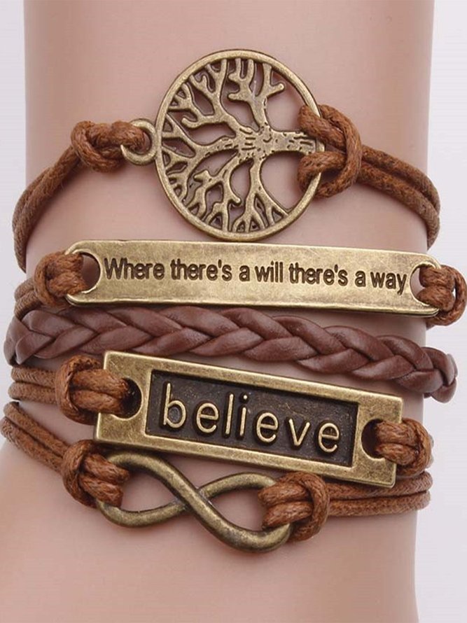 Como La Imagen Aleación Casual Pulsera