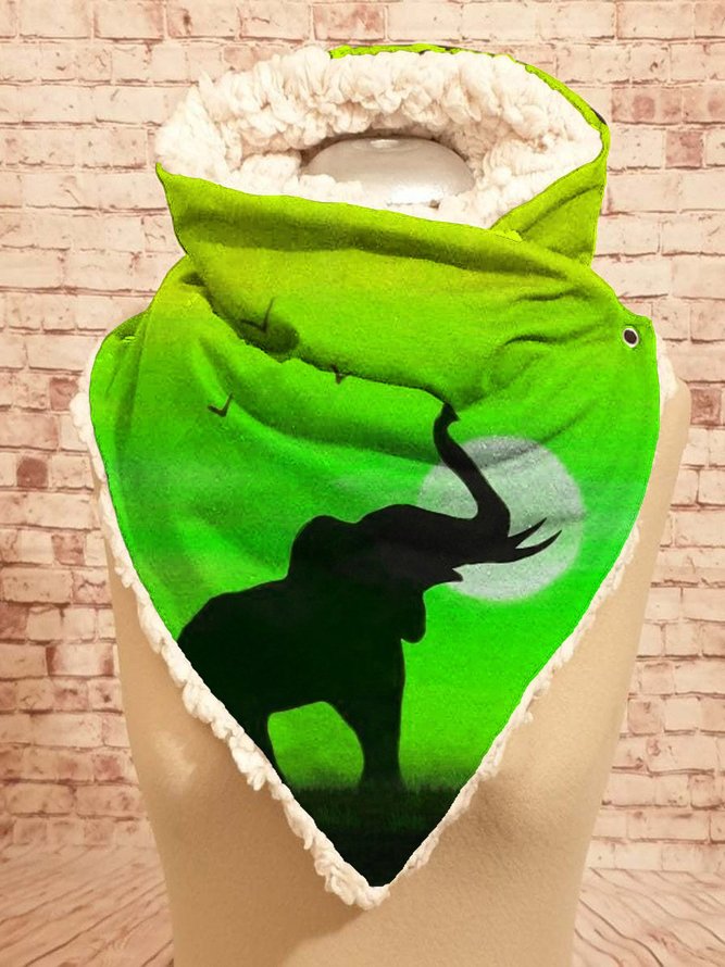 Bufandas & Chales Verdes De Poliéster