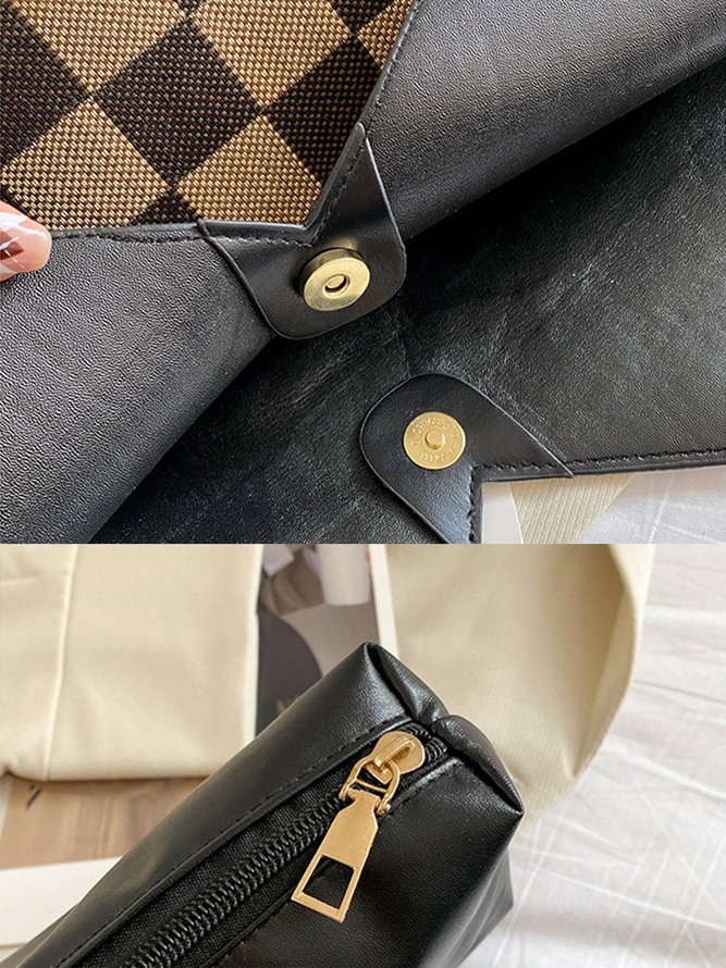 Bandolera   Tablero De Damas Tartán Viajero Diario Al Trabajo Casual Niño Madre Bolso Bandolera