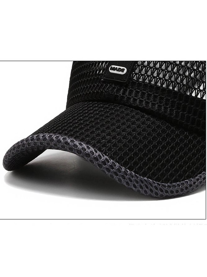 Sombrero De Hombres Respirable Malla Casual