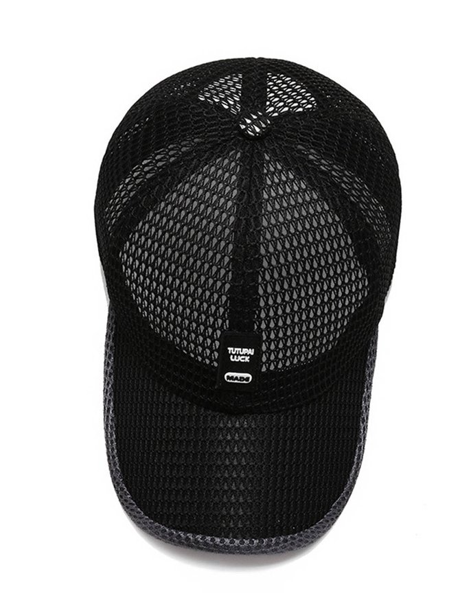 Sombrero De Hombres Respirable Malla Casual
