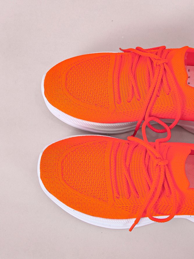 Zapatillas Deportivas Color Ligero Con Cordones Flyknit
