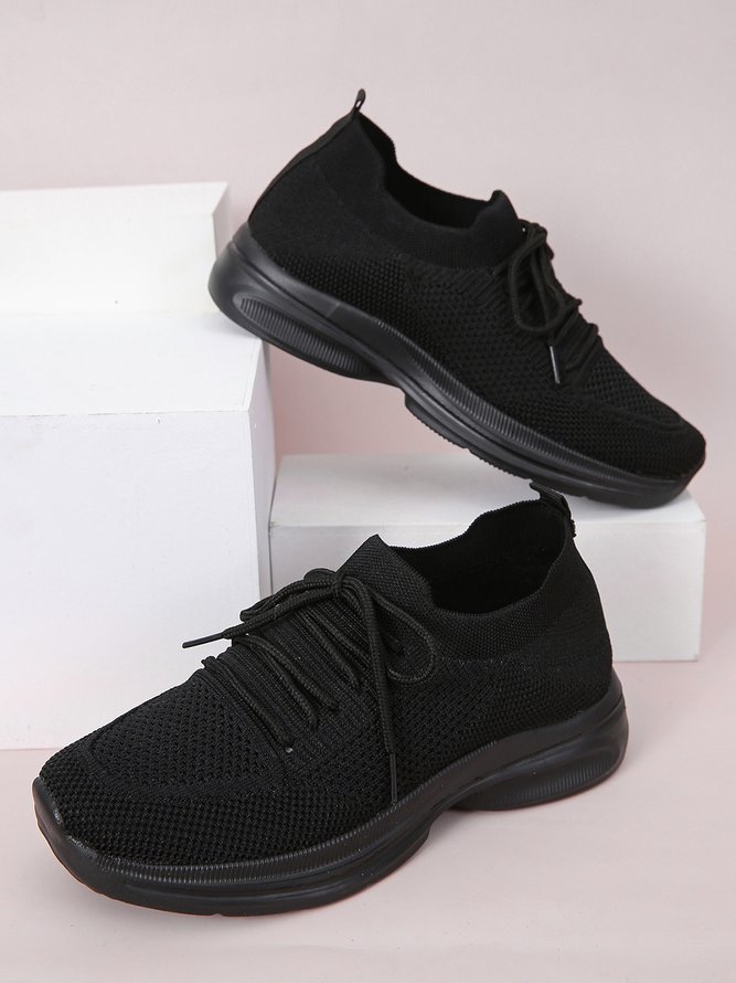 Zapatillas Deportivas Color Ligero Con Cordones Flyknit