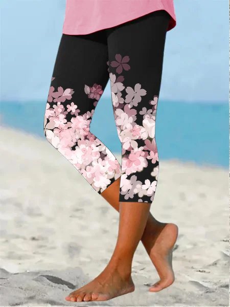 Vacación Floral Pantalones