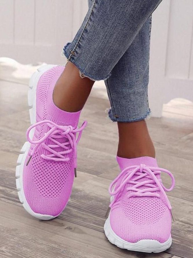 Zapatillas Deportivas Simple Flyknit  Disponible En Múltiple Colores