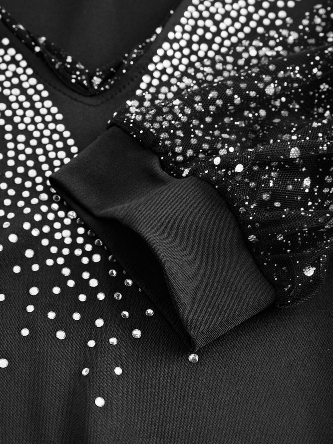 Aflojar Guipur Ropa De Perspectiva Fiesta Tejido Vestido