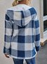 Ropa Exterior Con Bolsillos Cuadros / Tartán Casual