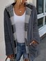 Ropa Exterior Con Bolsillos Cuadros / Tartán Casual