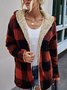 Ropa Exterior Con Bolsillos Cuadros / Tartán Casual