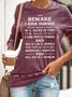 Tener Cuidado Yo Monto Caballos Sudadera