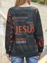 Letras Casual Aflojar Sudaderas