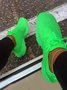 Zapatillas Deportivas De Color Simple Con Cordones Al Aire Libre
