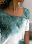 Flojo Ombre Casual Camiseta
