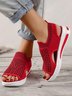 Contraste Flyknit Punto De Jacquard Deportes Sandalias
